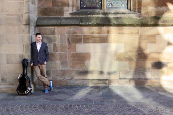 Outdoor portrait stone wall