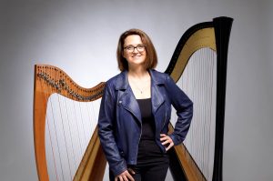Manchester Harpist - Studio Portrait